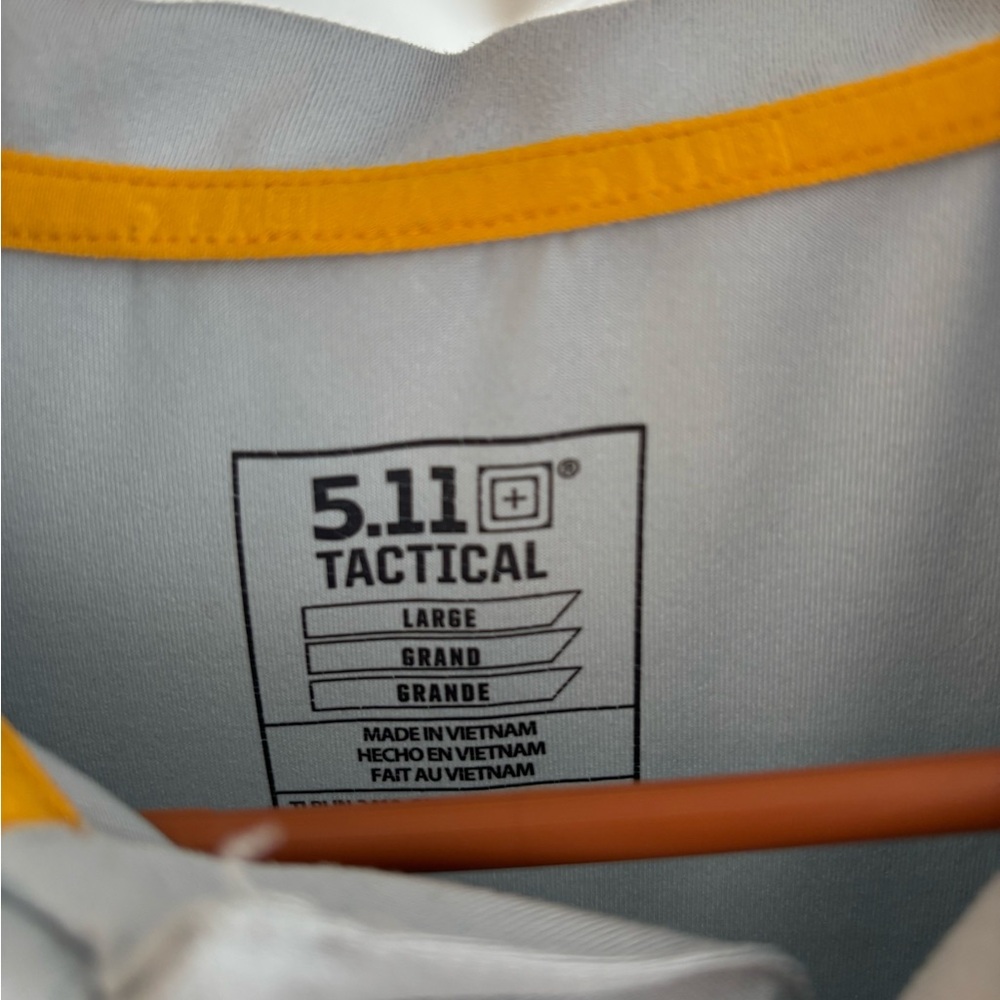 5.11 Tactical Gray and Yellow Shirt